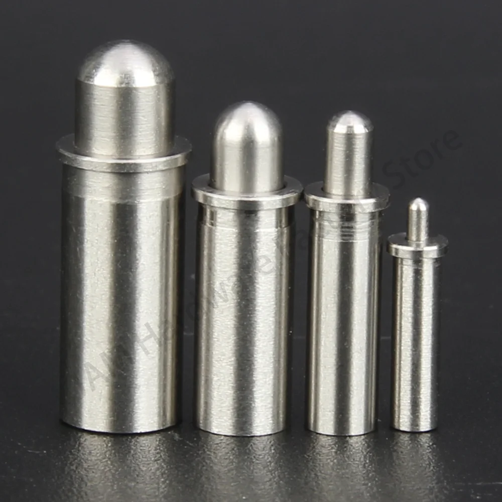 High Quality 10PCS/Lot MJ510 304 Stainless Steel Pins Spring Pins Short Type Body Spring Plungers
