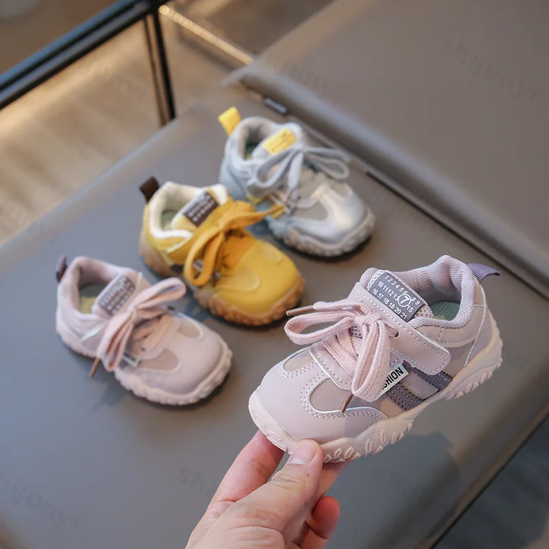 

Children Casual Sneakers 2025 Autumn New Toddler Walking Shoes Girls Retro Classic Fashion Soft Sole Kids Running Sport Shoes