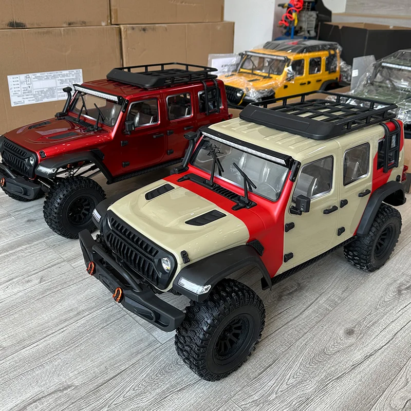 

MK07 1:7 RC модель автомобиля с дистанционным управлением, профессиональный электрический внедорожник, двухскоростной замок переключения передач, дифференциальный замок, альпинистский автомобиль