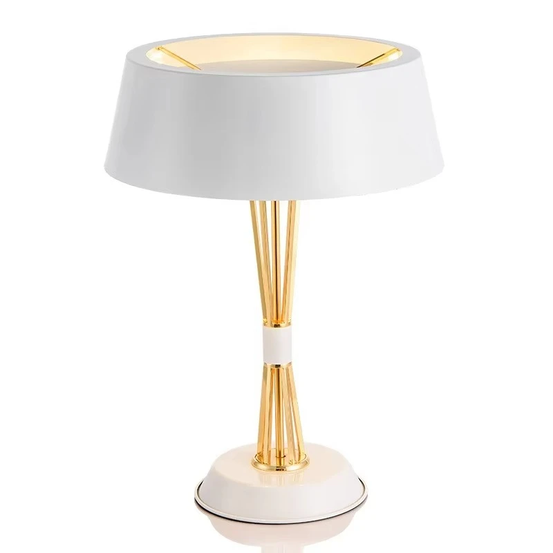 

Modern Luxury Desk Lamp Metal Shade Bedside Lamp Modern
