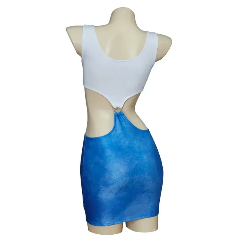 72th Anime mujer bonita Cosplay Sexy vestido de cintura desnuda Julia Roberts Richard Gere disfraz de película de comedia romántica para