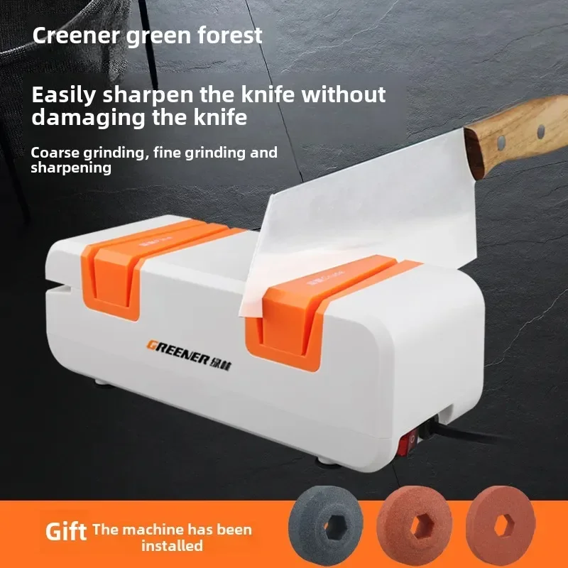 220V Mini Automatic Electric Knife Sharpener for Home Use