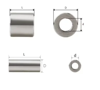 d=6-13mm  Stainless Steel Bushing Unthreaded Hollow Casing Lengthen Washer Sleeve Round Column Joint Spacer