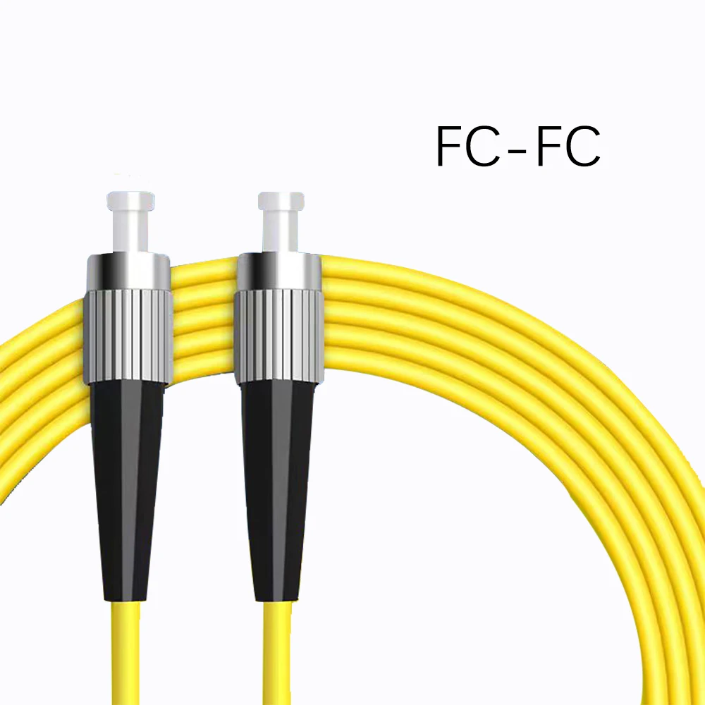 FC/UPC-FC/UPC 3M Fiber Optic Patch Cord Single Mode Simplex Core FTTH Communication Optical Fiber 3.0mm Extension Cord