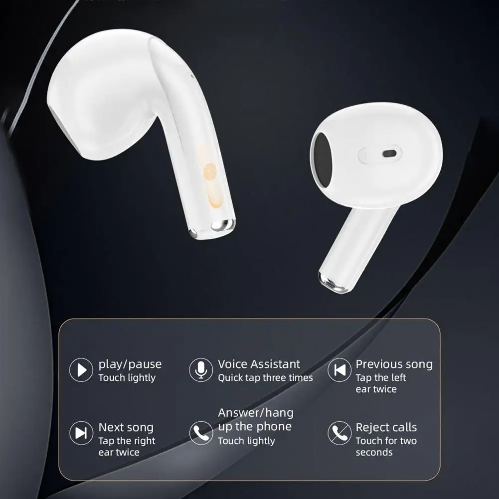 Wireless Earphones with Long Battery Life Wireless Earbuds with Capacity Charging Case Hi-fi Stereo Sound Wireless for Music