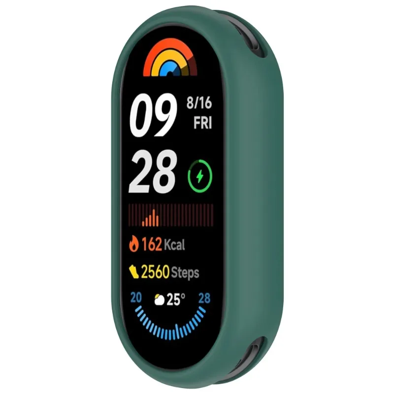 Funda de silicona suave para Xiaomi Mi Band 10/9/8, carcasa protectora hueca antiarañazos para Mi Band 8/9/10, accesorios protectores