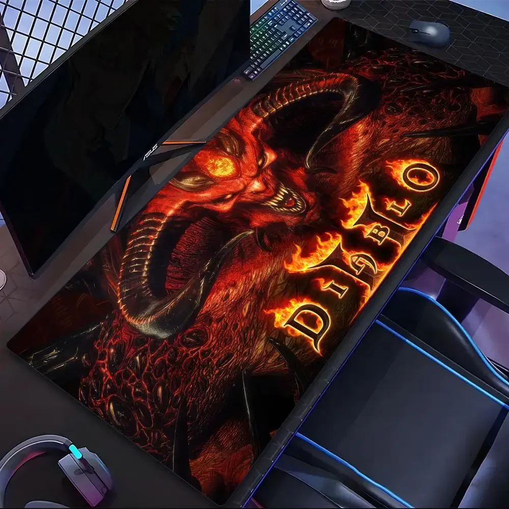 

Rug Diablo 2 Desk Mouse Pad Tablet mouse Pad Laptop xl desktop mouse pad, cute Rainbow Gaming keyboard pad, csgo Player, 90x40