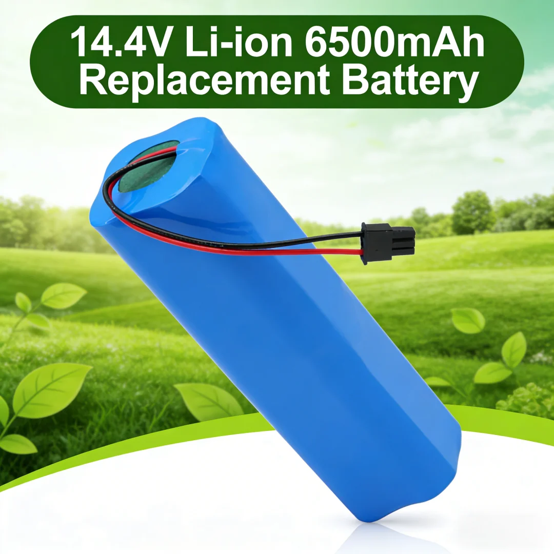 

14.4V 6500mAh 8-Cell Li-ion Battery for Eufy RoboVac X8 X8 Hybrid X8 Pro Replacement Power Supply with Safety BMS Protection