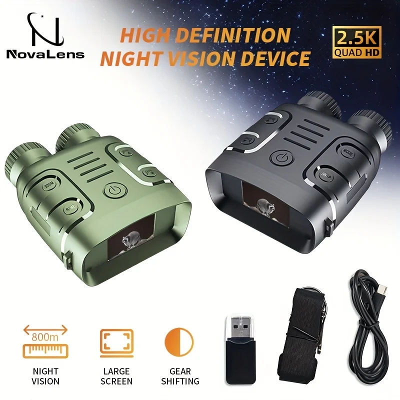 MirrorHD2.5KNight instrument - 10Zoom，800Infrared，2.4Inch Display Screen，2000mAhBattery，Take Photos/Video Recording
