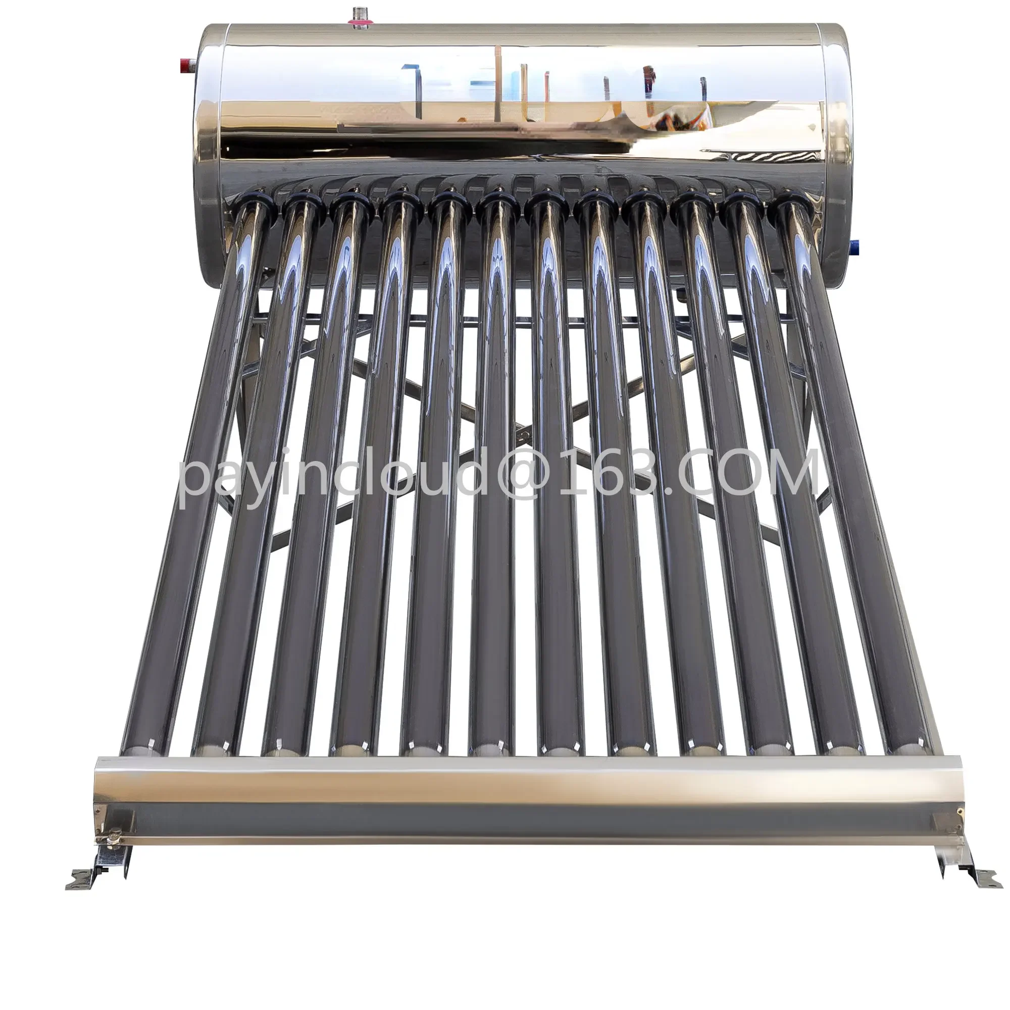 12 Tubes Non-pressure Solar Water Heater with All Stainless Steel