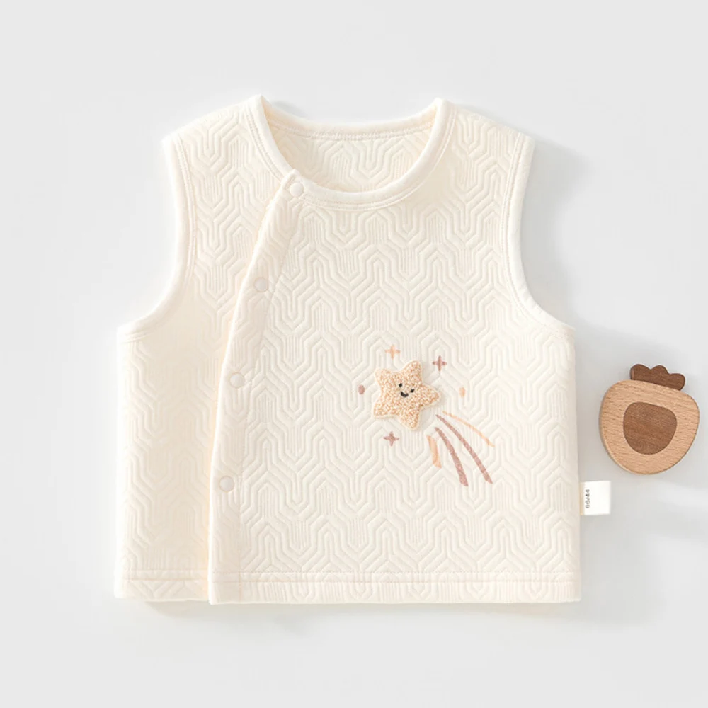 Baby Vest Quilted Warm Autumn Winter Infant Boutique Clothing Newborn Outerwear Waistcoat For Boys And Girls