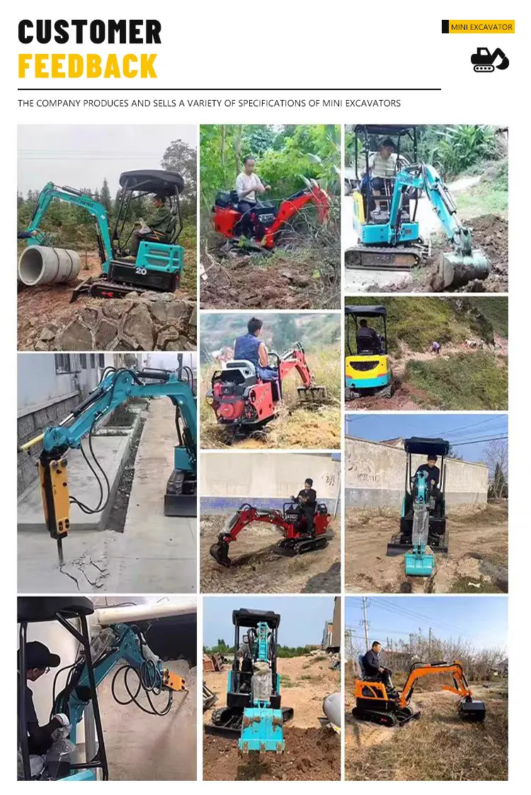 Kostenloser Versand EPA/CE 2 Tonnen 1,8 Tonnen Mini-Bagger mit EPA LaiDong385 Motor, Raupenbagger für Landwirtschaftliche Nutzung, Chinesische Mini-Baggermaschine – Detail 7