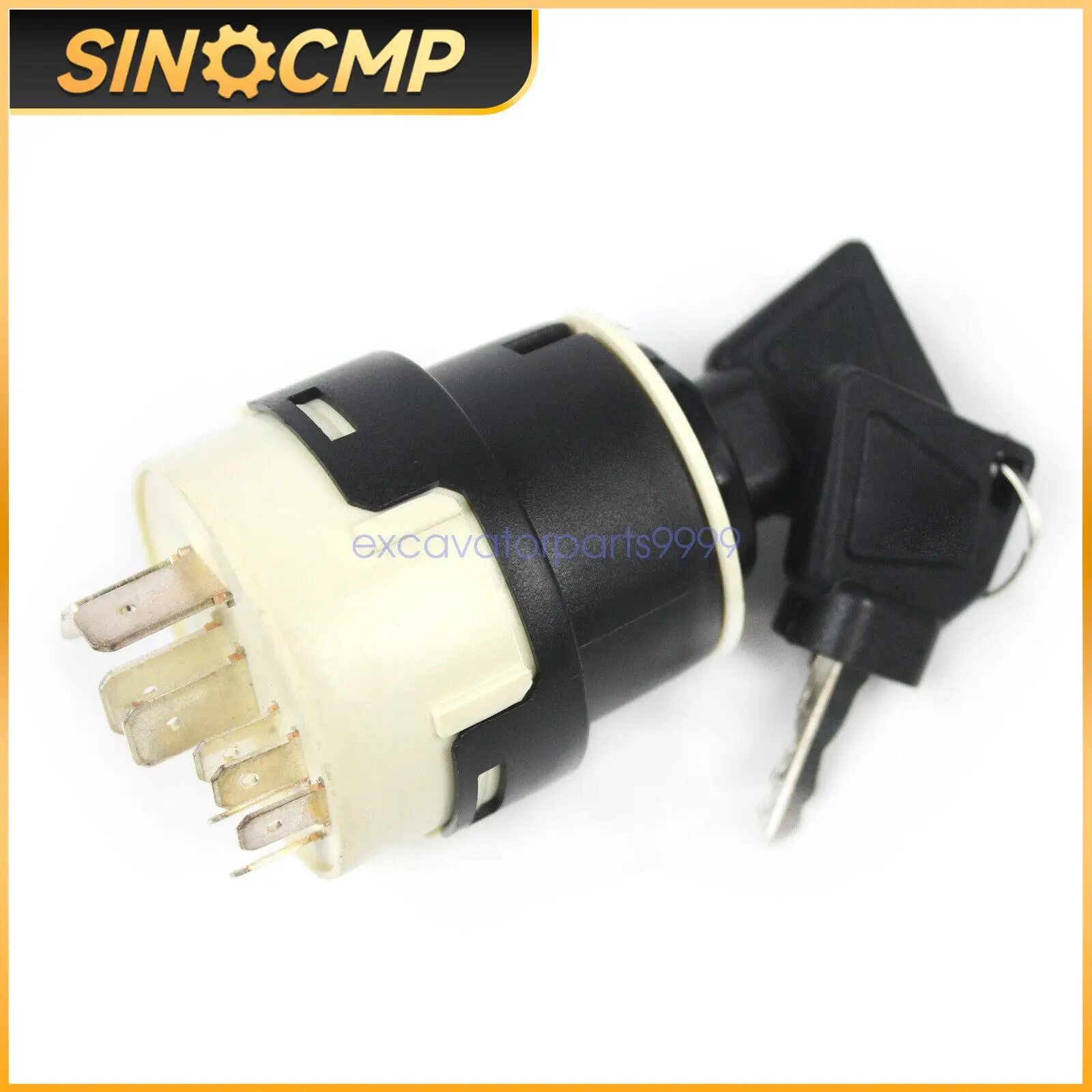 2 Keys Ignition Switch For JCB JCB200 JCB220 PART NO. 50988, 858/04674, 701/45500 with 3 months warranty