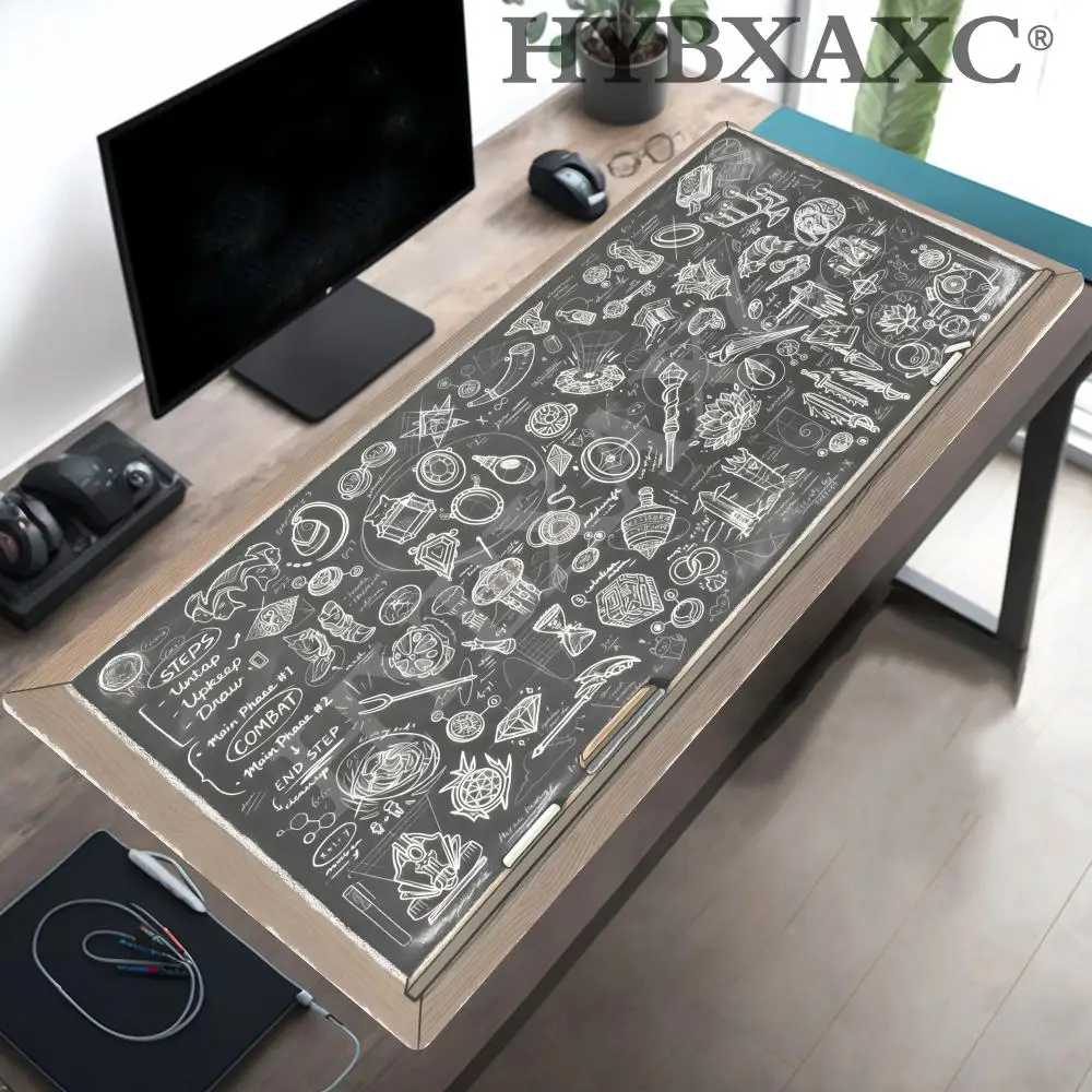 

HYBXAXC Artifact Academy mousepad Gaming Mousepad Large Keyboard Mats Gamer Desk Mat Company Desk Pads For Gift Mousepads