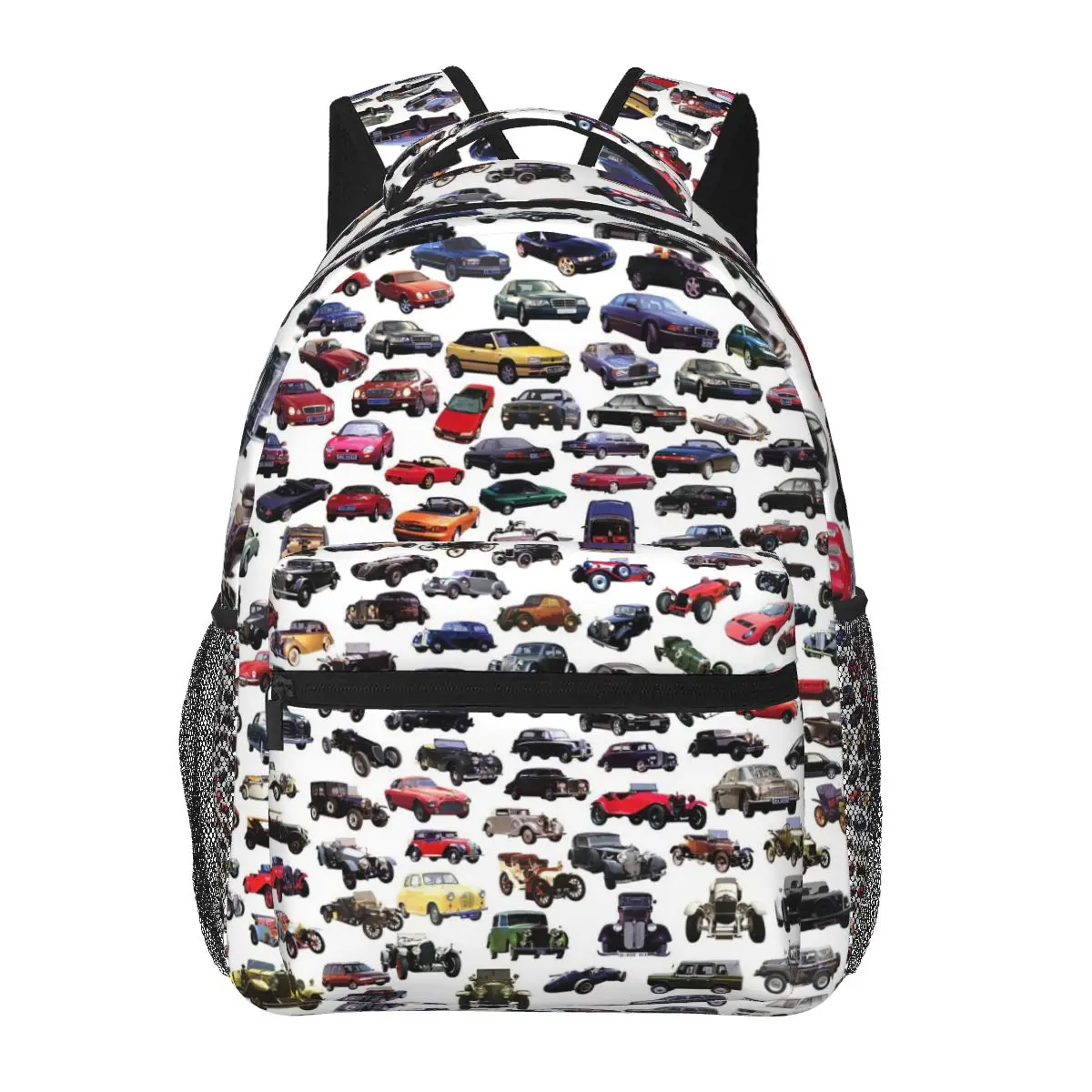 Car Blocks Backpack for Girls Boys Travel RucksackBackpacks for Teenage school bag