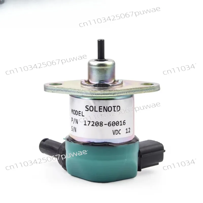 V1505 engine flameout solenoid valve 17208-60016 flameout switch excavator