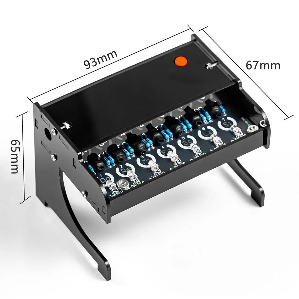 Picture 3: DIY Stringless Laser Electronic Keyboard Kit Microcontroller Soldering Practice Component DC5V with Power Cord