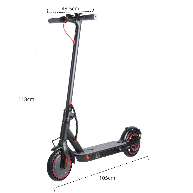 Scooter elétrico adulto, pneus de 8,5 polegadas/10 polegadas, 19/22Mph, motor de 350 watts, alcance de 21-28 milhas, dobrável com suspensão dupla