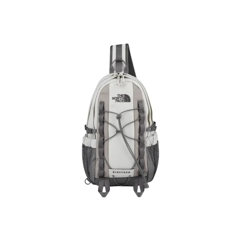 THE NORTH FACE Nylon Spliced Sling Chest Bag Unisex Casual Outdoor Messenger Crossbody Bag Beige Tan NN2PR01L