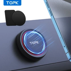 TOPK Magnetic Car Phone Holder Mount,Strong Magnet 360° Enhanced Version Improved Adhesion Resistant to High & Low Temperatures