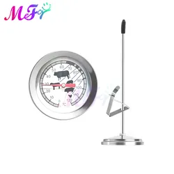 0～120℃ Dial Kitchen Thermometer With Cilp Stainless Food Water Meat Temperature Probe Oven Baking Cooking BBQ Temperature Meter