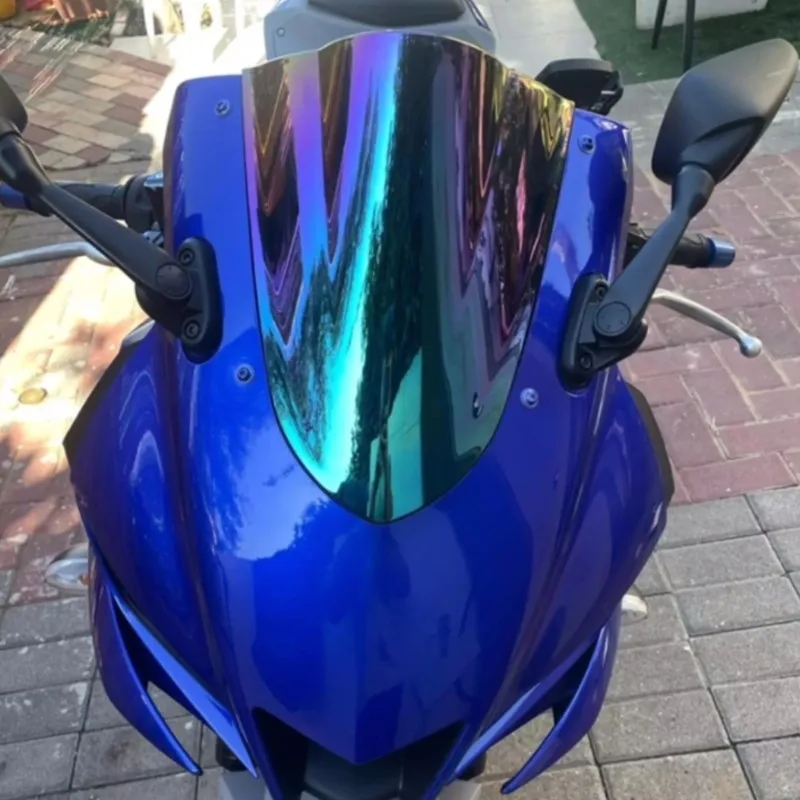 

YZF-R25 YZF-R3 Motorcycle Accessories Visor Windscreen Double Windshield Bubble Fit For YAMAHA YZF R25 R3 2019 2020 YZFR25 YZFR3