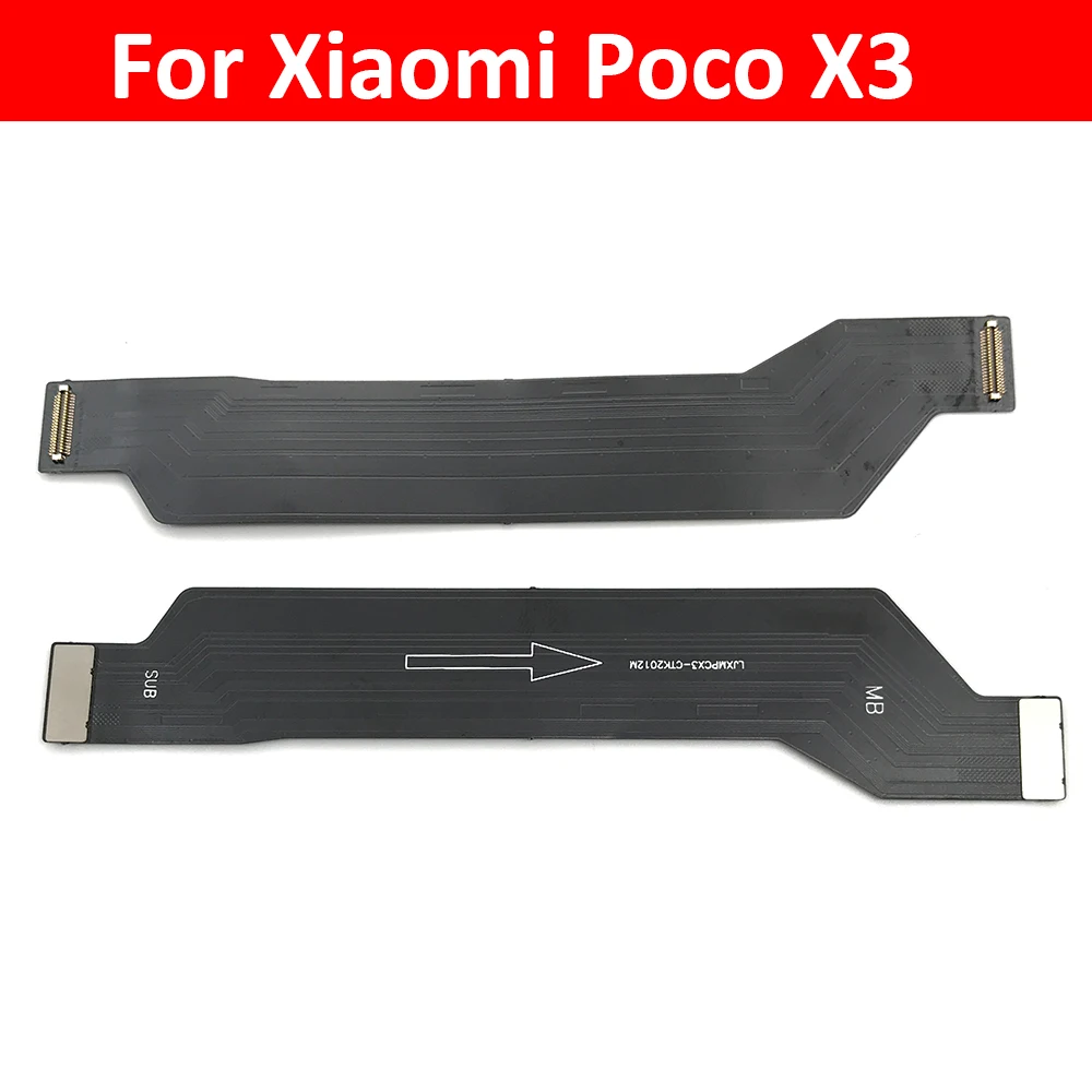 Puerto de carga USB para Xiaomi Poco X3, X3 Pro, X3, NFC, cargador, enchufe, placa base, Cable flexible principal, nuevo