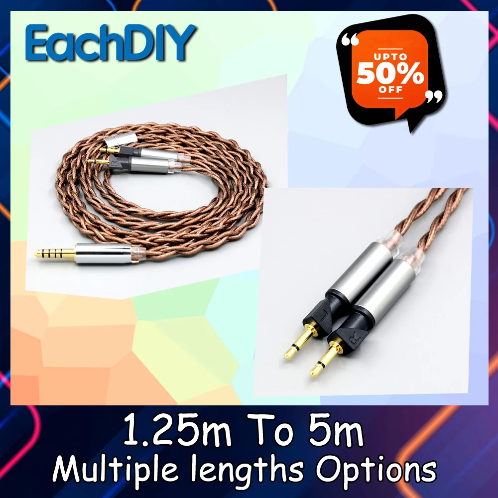 

Graphene Shield Earphone 99% 24k Gold 7n Pure Silver Cable For Abyss Diana v2 TC X1226lite phi 1:1 headphone pin LN008541