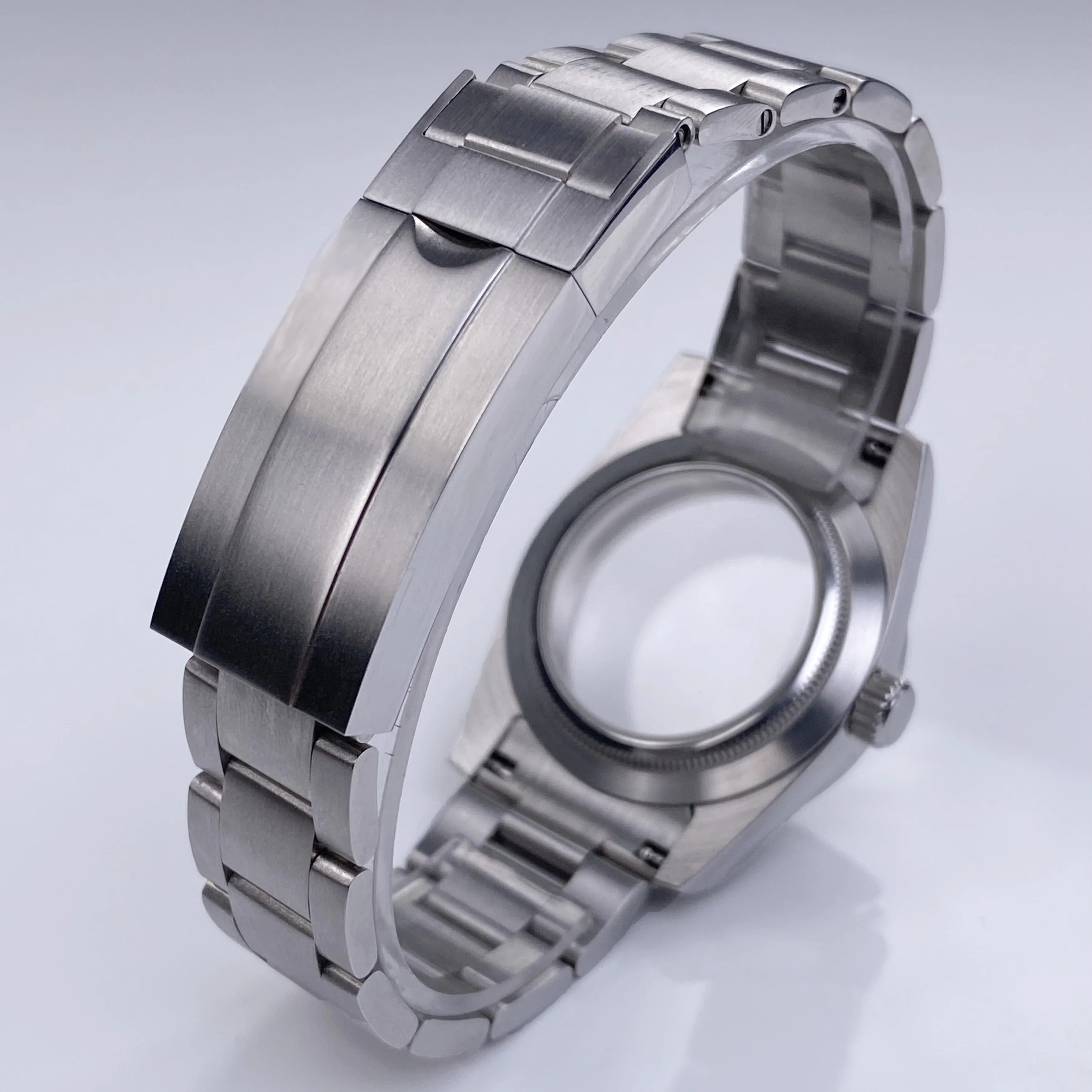 Custodia NH35 di alta qualità 36mm LUNETELLO ruotato del motore Custodia impermeabile in vetro zaffiro per parti di modifica AK Movimenti NH35/NH36