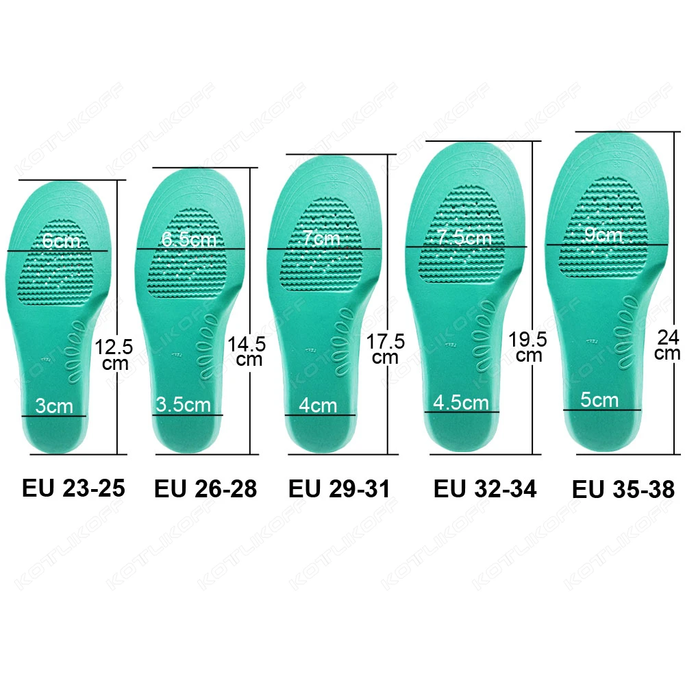 2/4 قطعة طفل شقة القدم النعال العظام للأطفال مريحة امتصاص الصدمات حذاء رياضة إدراج حذاء الجري وسادة وحيد