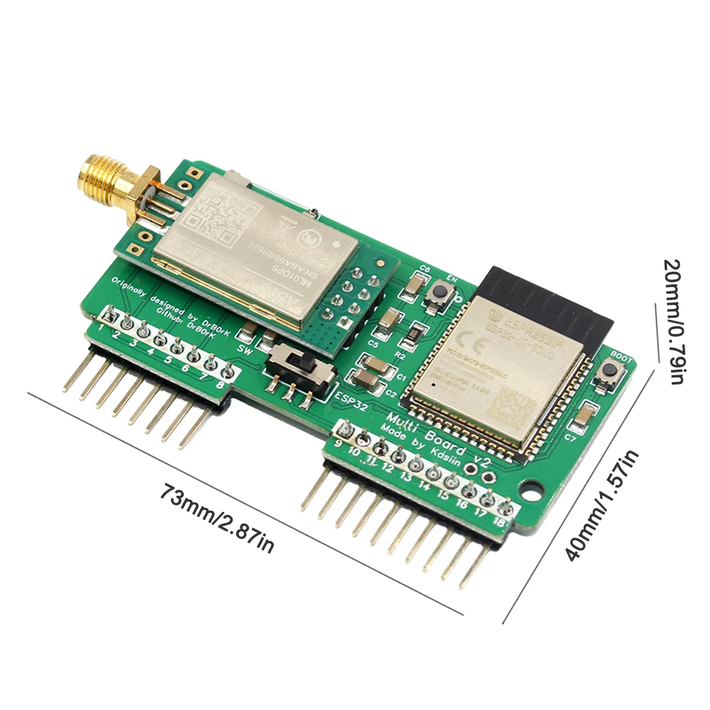 Dla Flipper Zero WiFi Multiboard Modification moduł NRF24 + ESP32 bezprzewodowa płyta rozwojowa projekt elektroniki