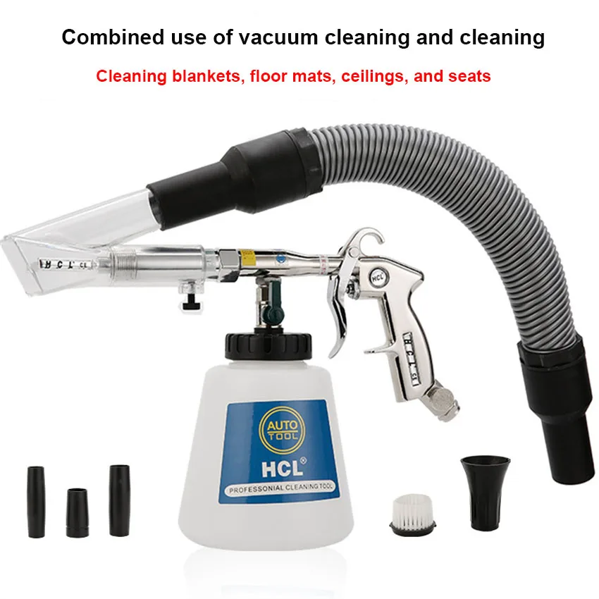 Multifunction 2 In 1 Bearing Tornador Cleaning Gun High Pressure Car Washer Tornador Foam Gun Interior Car Vacuum Cleaner