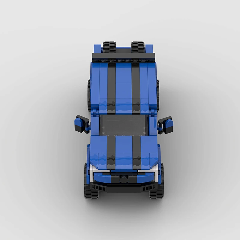 MOC supercoche clásico modelo de bloques de construcción conjunto de juguetes, perfecto cumpleaños, Halloween, regalo de Navidad o decoración del hogar