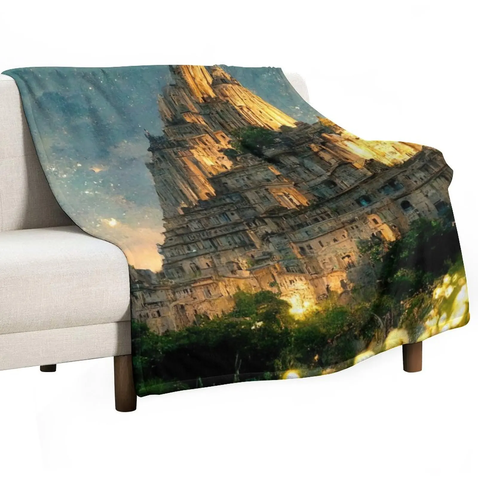 

The Palace Under the Stars Throw Blanket Loose Luxury Designer Blankets For Bed Sleeping Bag Blankets