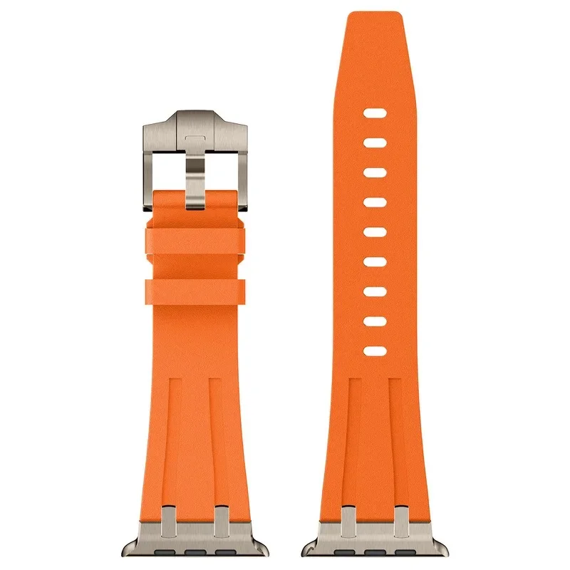 Stone Pattern Liquid Silicone Strap For Apple Watch Band Ultra 2 49mm Bracelet iWatch 10 9 8 7 6 5 4 SE 45mm 44mm 46mm Correa