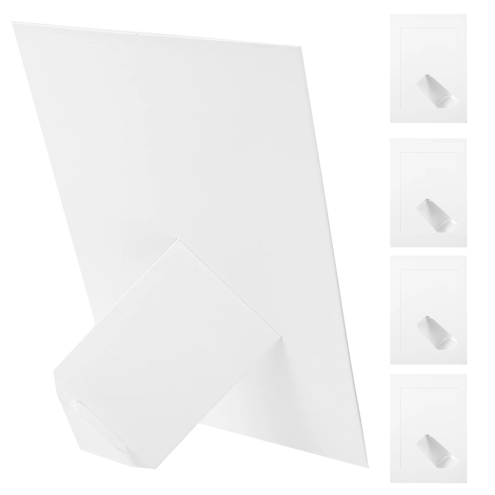 

10 Pcs Kraft Paper Photo Frame Home Decor Table Inches Kraft Brown Set of 10 Elegant Wall Display Collage