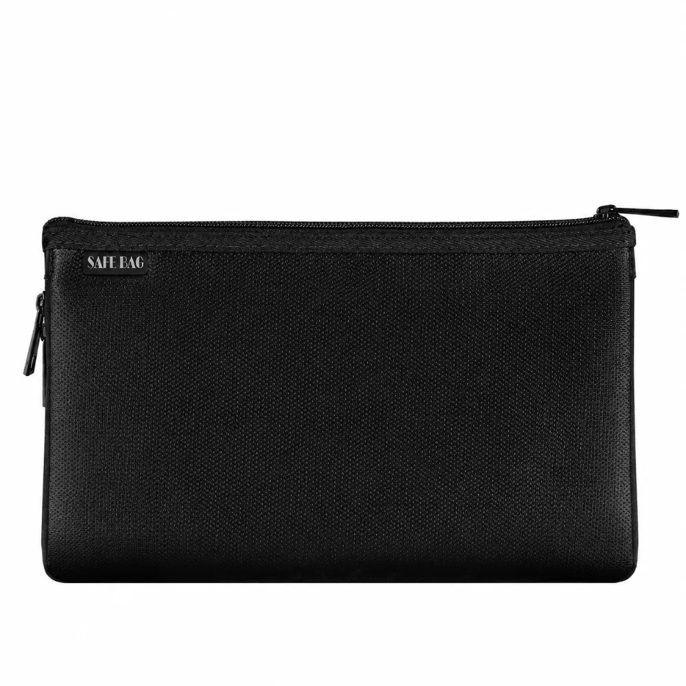 Silicone Coated Fireproof Money Bag Fiberglass Expandable Fireproof Document Bag Three Layer Zipper Closure