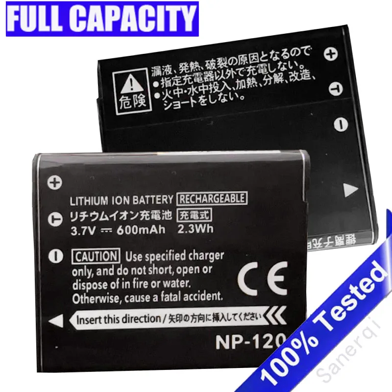 NP-120 NP 120 batería de cámara para CASIO EX-S200 S300 ZS12 ZS10 ZS15 ZS20/ ZS30 Z680 Z690 Z790 ZS26 ZS30 ZS25 TZ20 batería