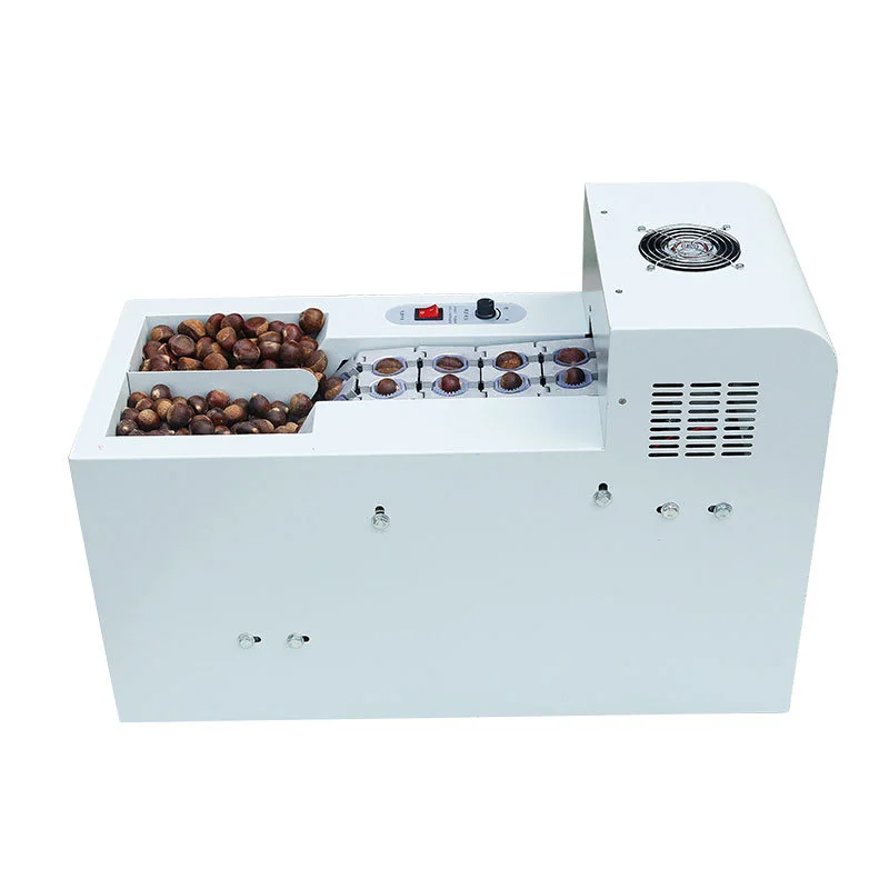 Electric Chestnut Cutter Hazelnut Slitting Machine Single Chain Incision Opening Device Engine Core Component for Nut Processing
