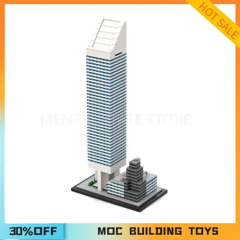 1110PCS Customized MOC Citigroup Center 1:800 Scale Building Blocks Technology Bricks DIY Creative Assembly Education Toy Gifts