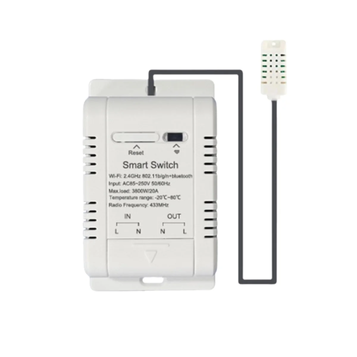Tuya WiFi Temperature Humidity Switch 20A Wireless Thermostat Intelligent Thermostat Supports Voice Control for