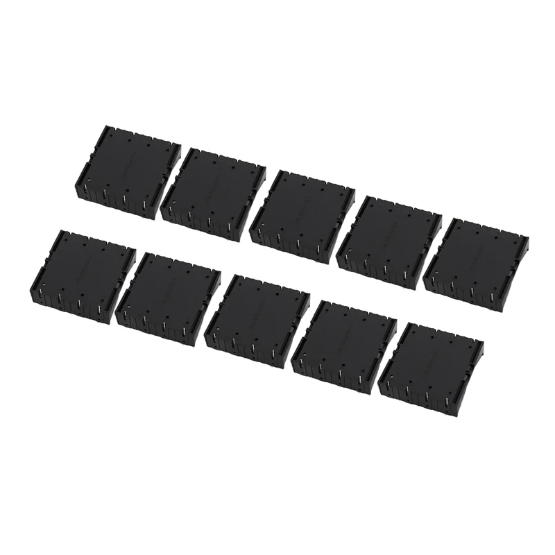 

80X Battery Holder Box Case Black For 4X 13.7V 18650 Battery