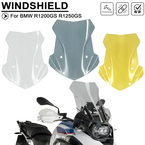 Imagen 1 del producto Parabrisas delantero de motocicleta, Protector de alerón Deflector de pantalla para BMW R1200 GS R1250 GS ADV LC 2013-2022