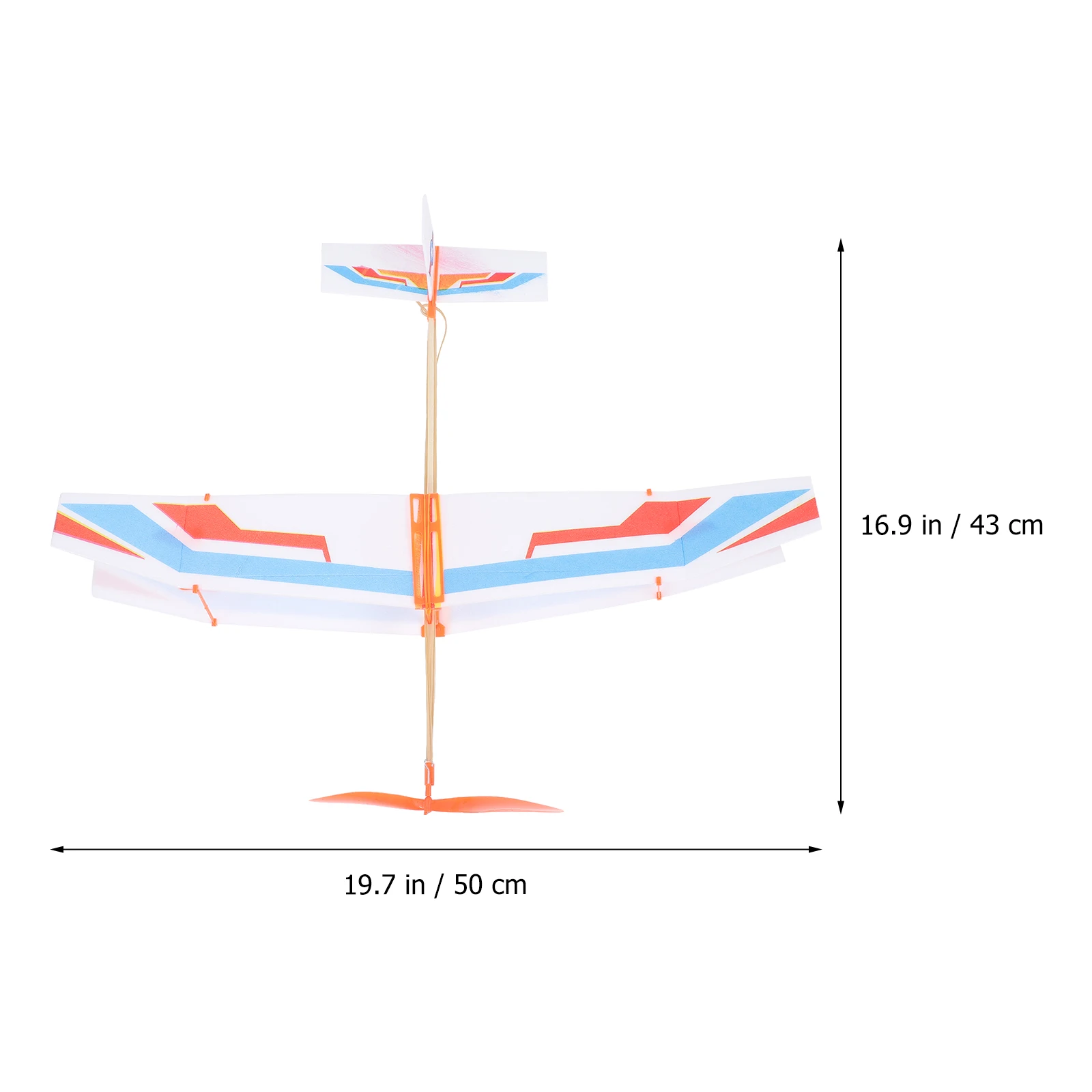 

3 Pcs Rubber Band Plane Toy Airplane Model with Propellers Powered Airplanes Rubberband Child