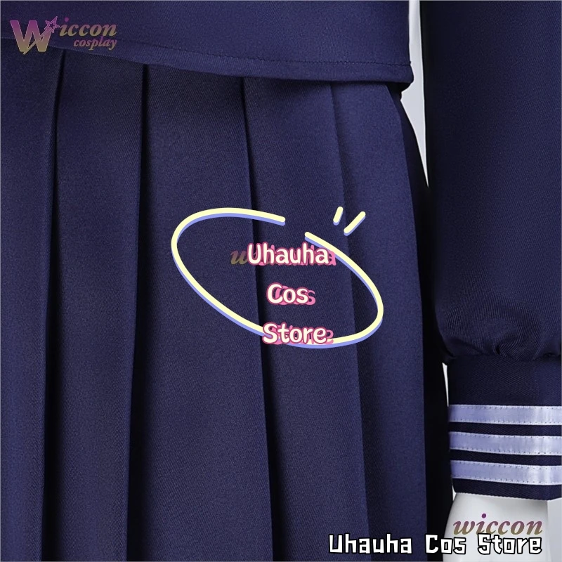 لعبة Hinako Shimizu أزياء تنكرية للنساء زي مدرسي صامت {BankaiMode}Hill Hallowen لعب الأدوار تنورة علوية جورب ربطة عنق Takerlama