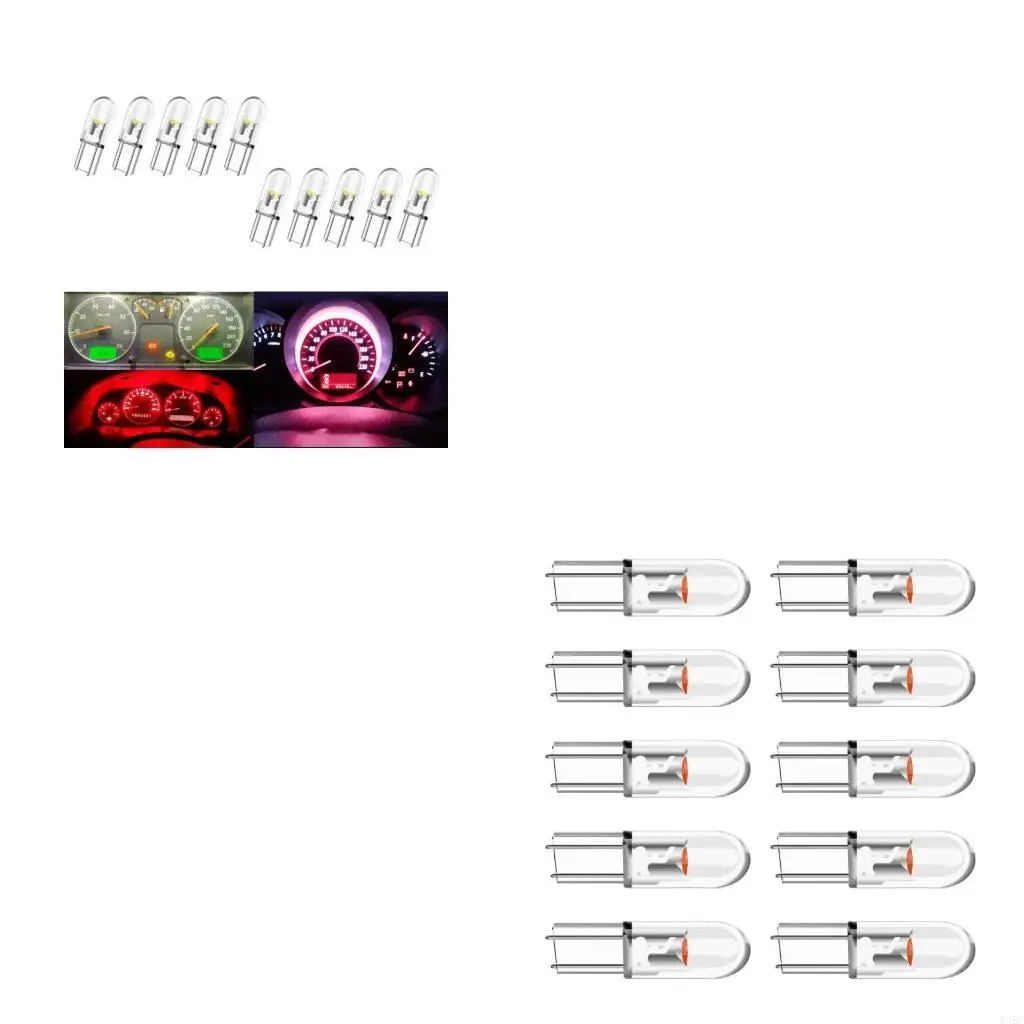 

LED Gauge Lights Energy Efficient Car Dashboard Lamps Auto Interior Lights