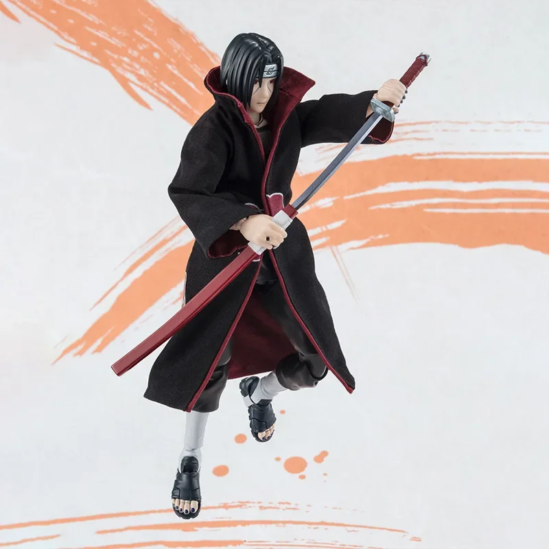 Bandai Original S.H.Figuarts SHF Itachi Uchiha NARUTOP99 Edition Anime Action Figure Finished Model Kit Toy Gift for Children