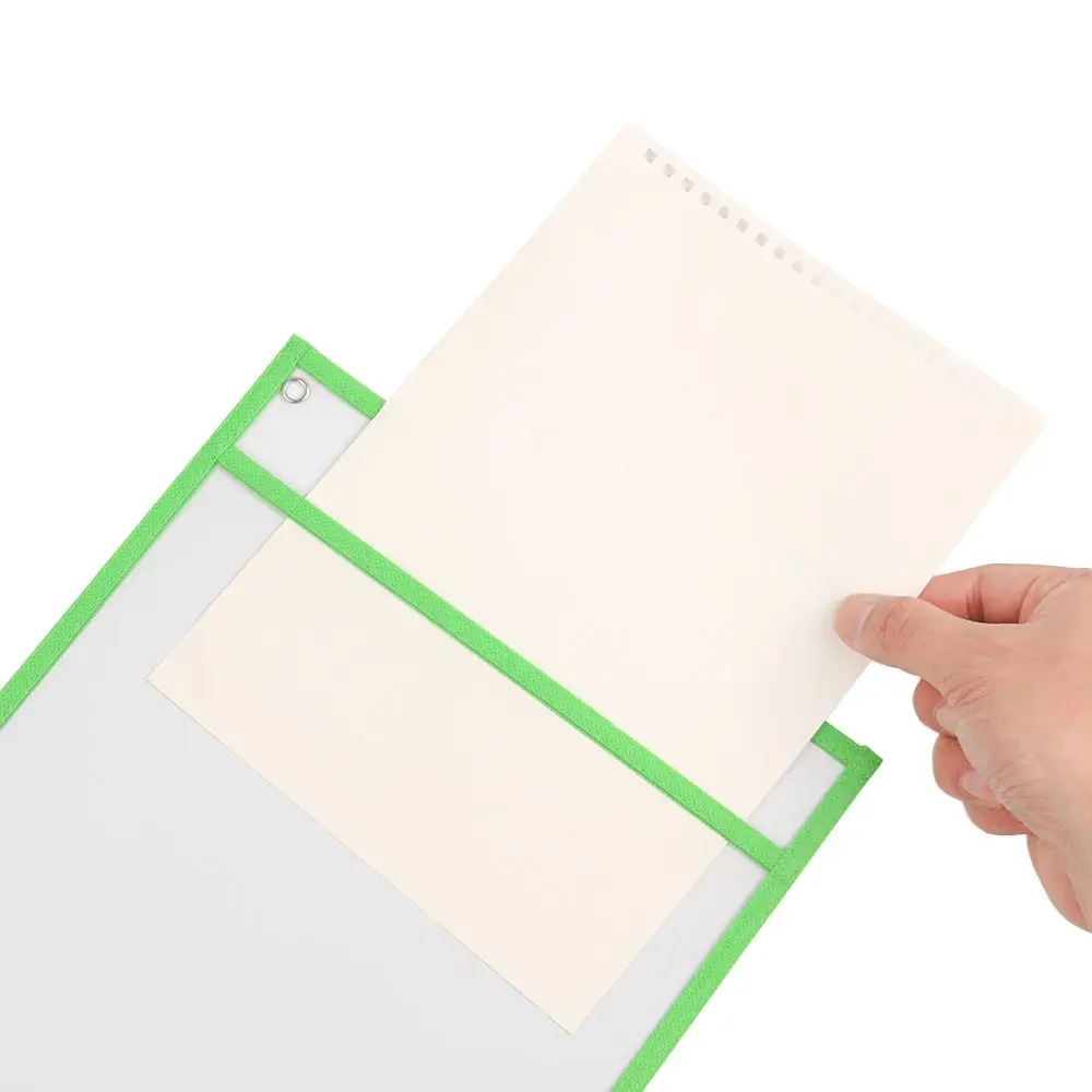 

Graffiti Office Reusable Stationery Writing Tool Drawing Board Dry Wipe Bag Teaching Supplies File Pocket