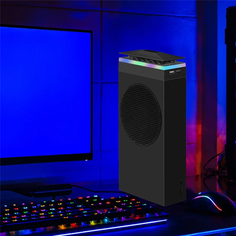 A40Z-مروحة تبريد علوية 3 سرعات منفذ شحن USB قابل للتعديل مع ضوء جو لوحدة التحكم Series S