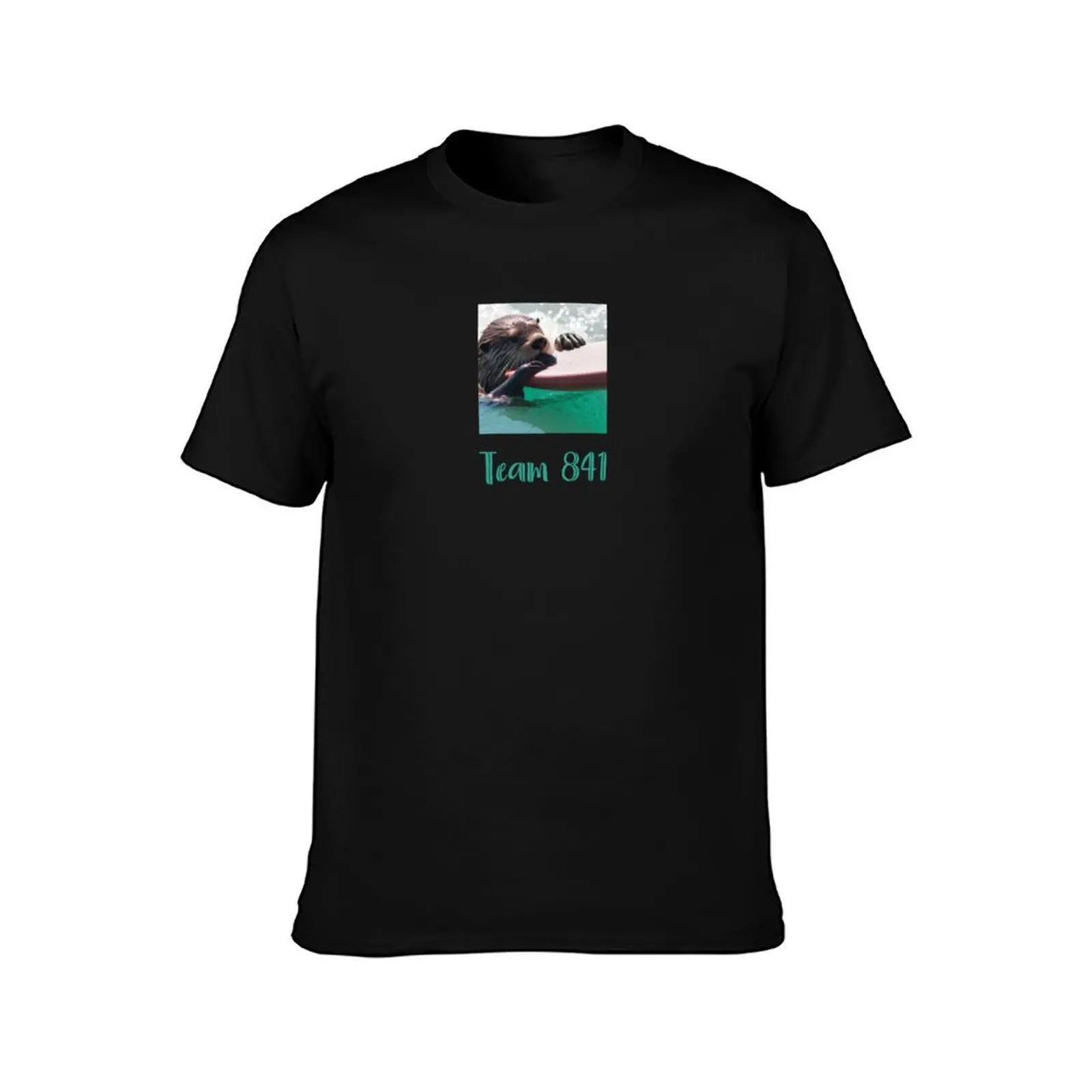 Surfing otter, team 841, ocean conservation benefit: giving back by donating 100% of the profit to organizations working T-Shirt